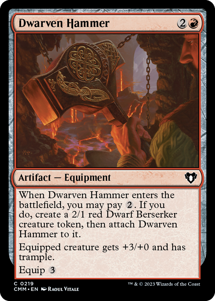 Dwarven Hammer [Commander Masters] | Odin's Place