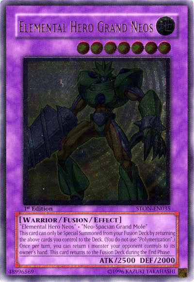 Elemental Hero Grand Neos [STON-EN035] Ultimate Rare | Odin's Place