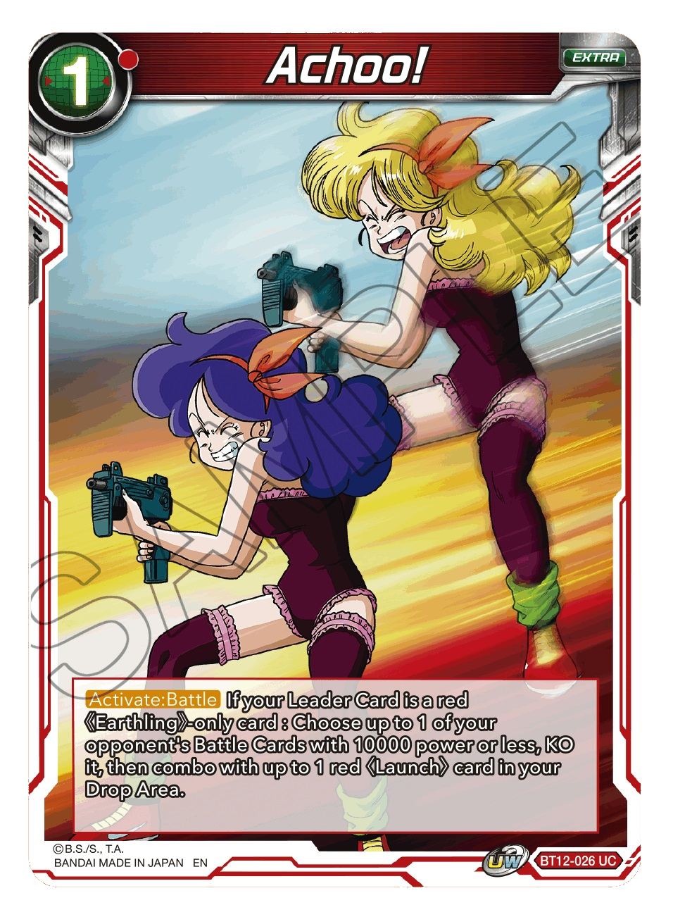 Achoo! (BT12-026) [Vicious Rejuvenation Prerelease Promos] | Odin's Place
