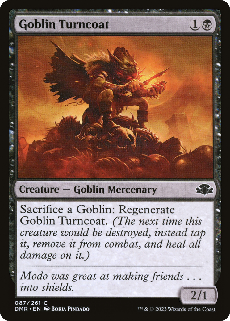 Goblin Turncoat [Dominaria Remastered] | Odin's Place