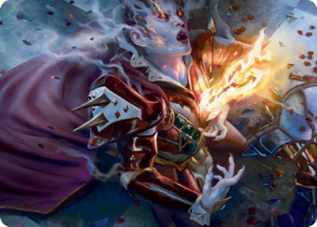 Flame-Blessed Bolt Art Card [Innistrad: Crimson Vow Art Series] | Odin's Place