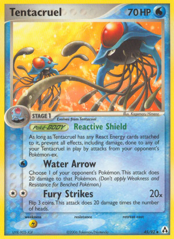 Tentacruel (45/92) [EX: Legend Maker] | Odin's Place