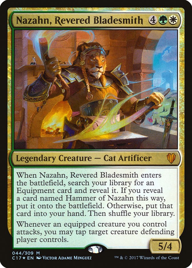 Nazahn, Revered Bladesmith (44) [Commander 2017] | Odin's Place
