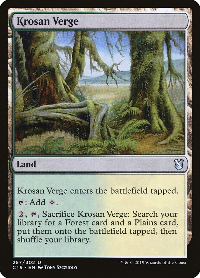Krosan Verge [Commander 2019] | Odin's Place