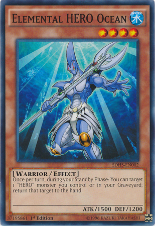 Elemental Hero Ocean [SDHS-EN002] Common | Odin's Place