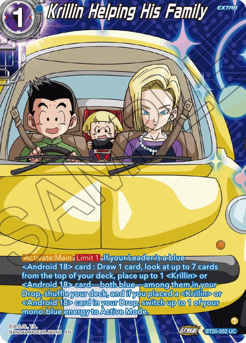 Krillin Helping His Family (Silver Foil) (BT20-052) [Power Absorbed] | Odin's Place