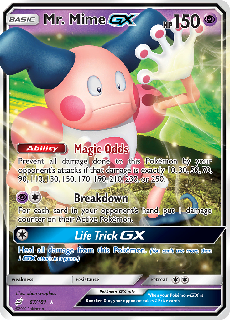 Mr. Mime GX (67/181) [Sun & Moon: Team Up] | Odin's Place