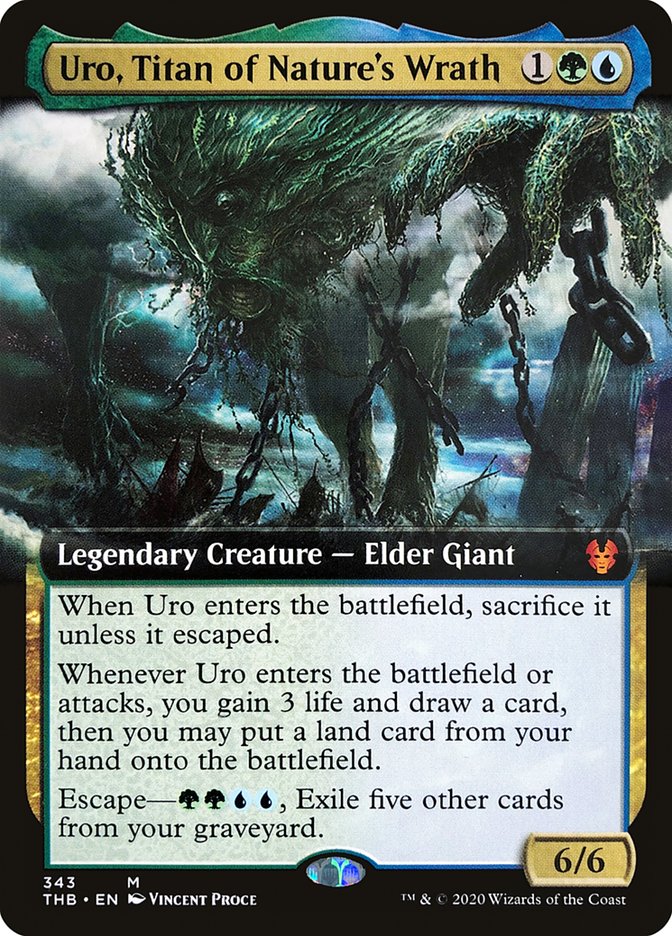 Uro, Titan of Nature's Wrath (Extended Art) [Theros Beyond Death] | Odin's Place