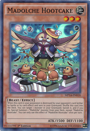 Madolche Hootcake [MP14-EN018] Super Rare | Odin's Place