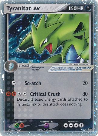 Tyranitar ex (17/17) (Holo) [POP Series 1] | Odin's Place