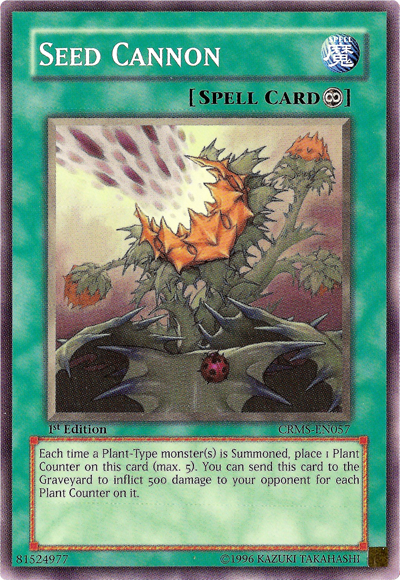 Seed Cannon [CRMS-EN057] Common | Odin's Place