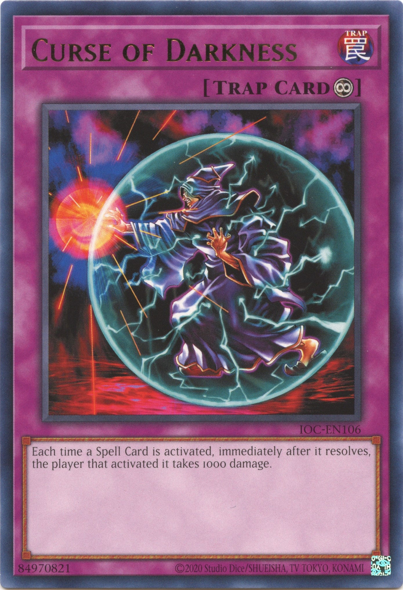 Curse of Darkness (25th Anniversary) [IOC-EN106] Rare | Odin's Place