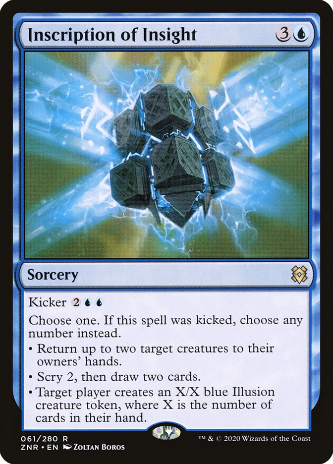 Inscription of Insight [Zendikar Rising] | Odin's Place