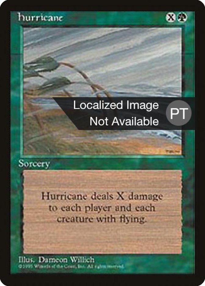 Hurricane [Fourth Edition (Foreign Black Border)] | Odin's Place