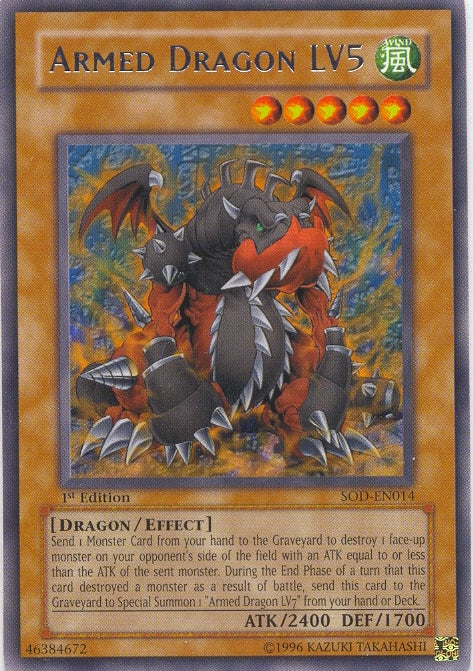 Armed Dragon LV5 [SOD-EN014] Rare | Odin's Place