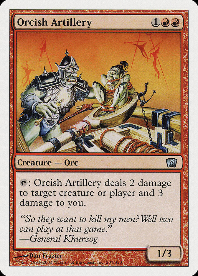 Orcish Artillery (207) [Eighth Edition] | Odin's Place
