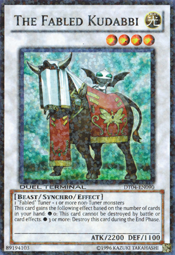 The Fabled Kudabbi [DT04-EN090] Super Rare | Odin's Place