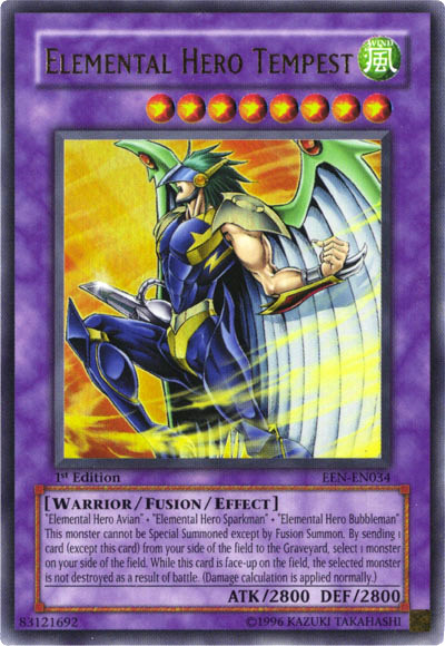 Elemental Hero Tempest [EEN-EN034] Ultra Rare | Odin's Place