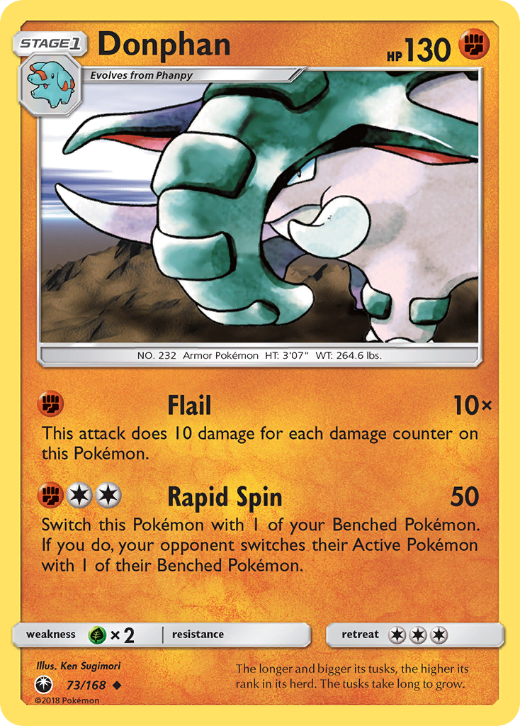 Donphan (73/168) [Sun & Moon: Celestial Storm] | Odin's Place