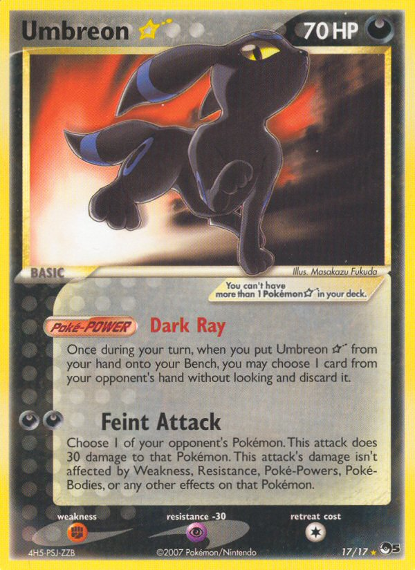 Umbreon Star (17/17) [POP Series 5] | Odin's Place