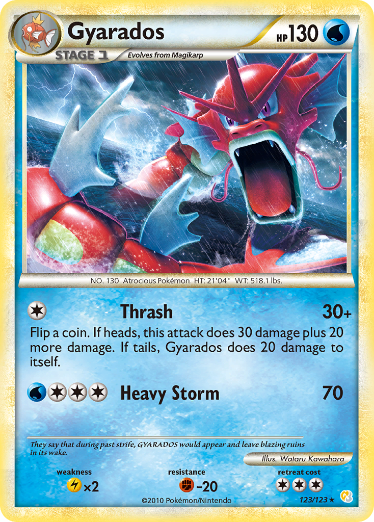 Gyarados (123/123) [HeartGold & SoulSilver: Base Set] | Odin's Place