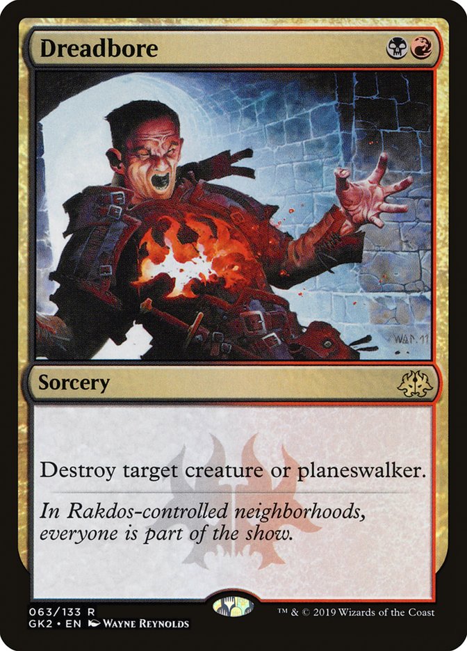 Dreadbore (63) [Ravnica Allegiance Guild Kit] | Odin's Place