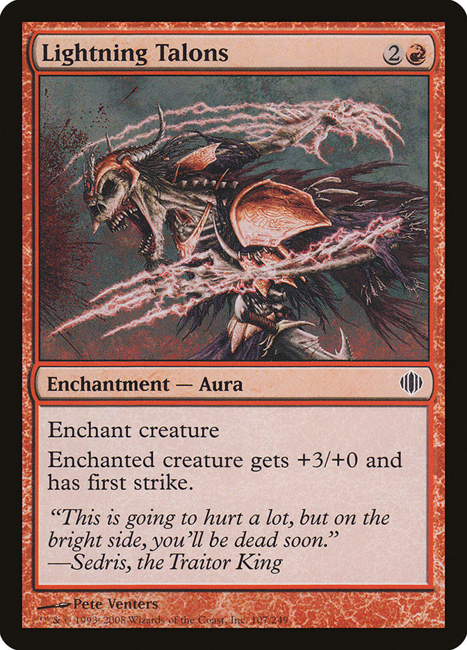 Lightning Talons (107) [Shards of Alara] | Odin's Place
