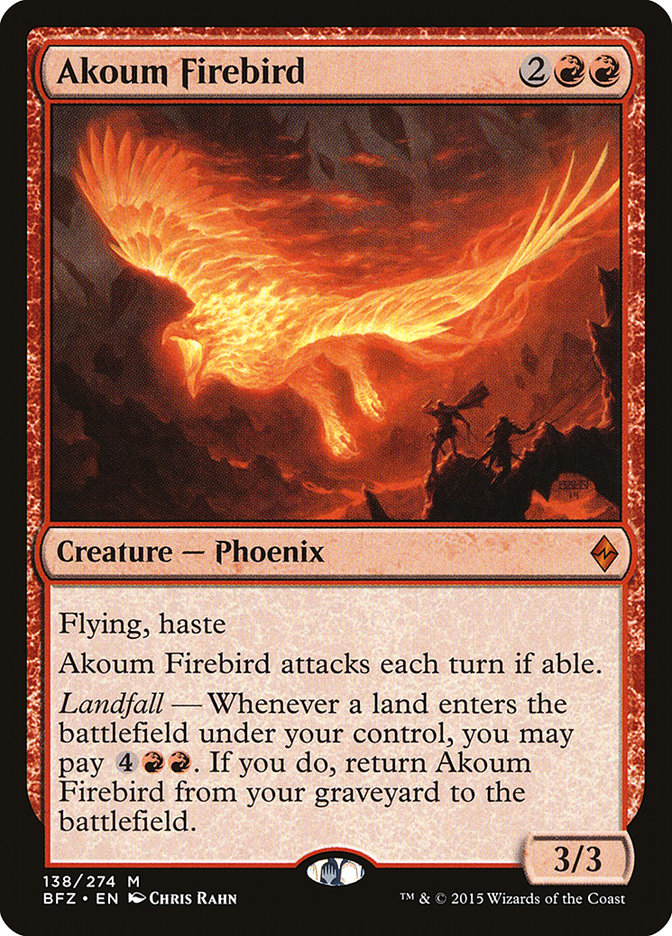Akoum Firebird (138) [Battle for Zendikar] | Odin's Place