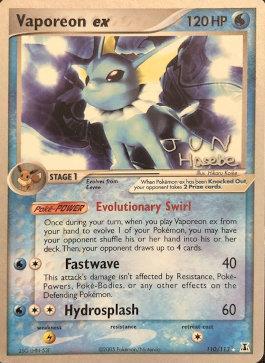 Vaporeon ex (110/113) (Flyvees - Jun Hasebe) [World Championships 2007] | Odin's Place