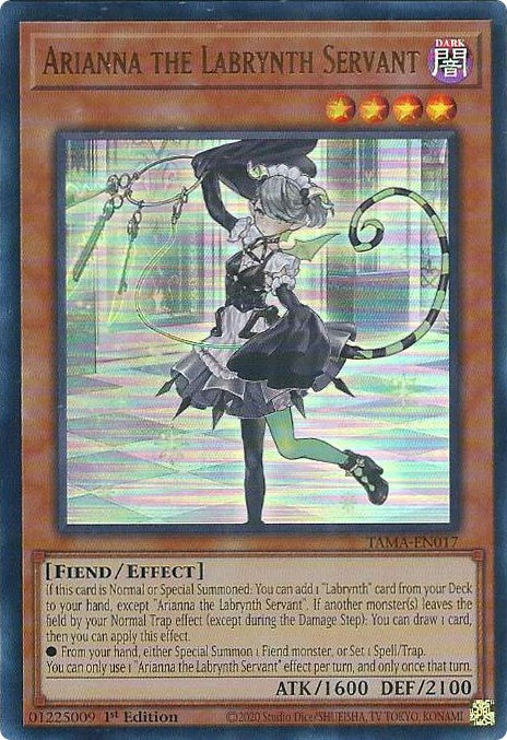 Arianna the Labrynth Servant [TAMA-EN017] Ultra Rare | Odin's Place