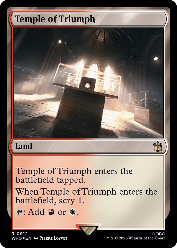 Temple of Triumph (Surge Foil) [Doctor Who] | Odin's Place