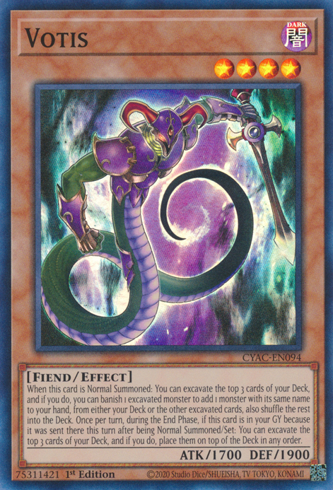 Votis [CYAC-EN094] Super Rare | Odin's Place