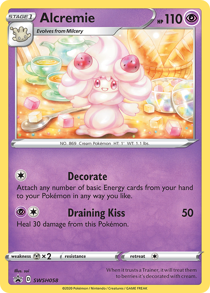 Alcremie (SWSH058) [Sword & Shield: Black Star Promos] | Odin's Place