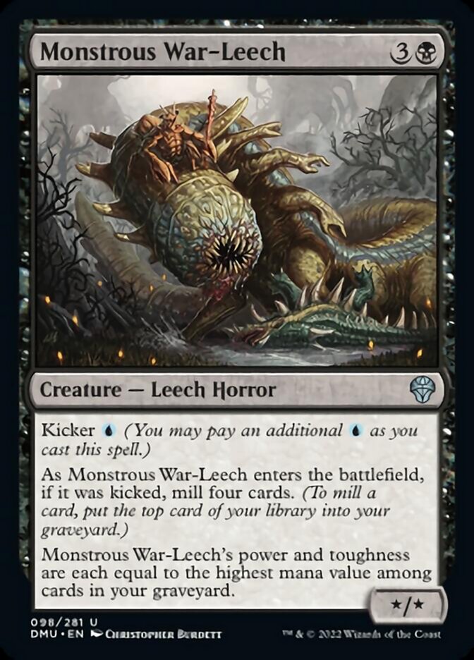Monstrous War-Leech [Dominaria United] | Odin's Place