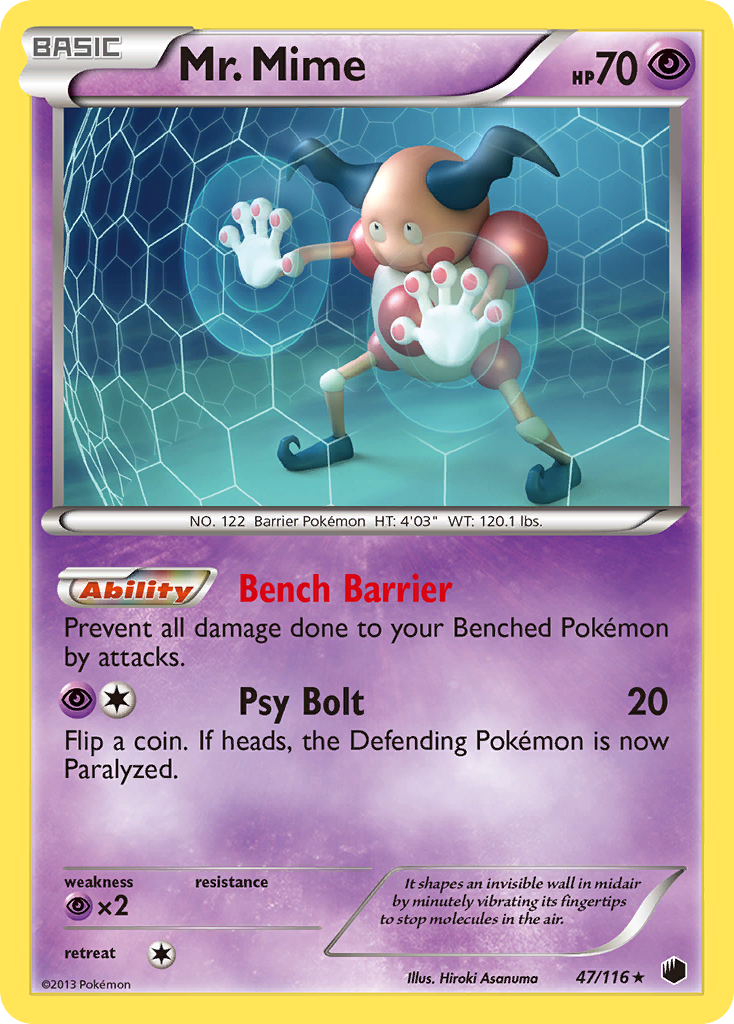 Mr. Mime (47/116) [Black & White: Plasma Freeze] | Odin's Place