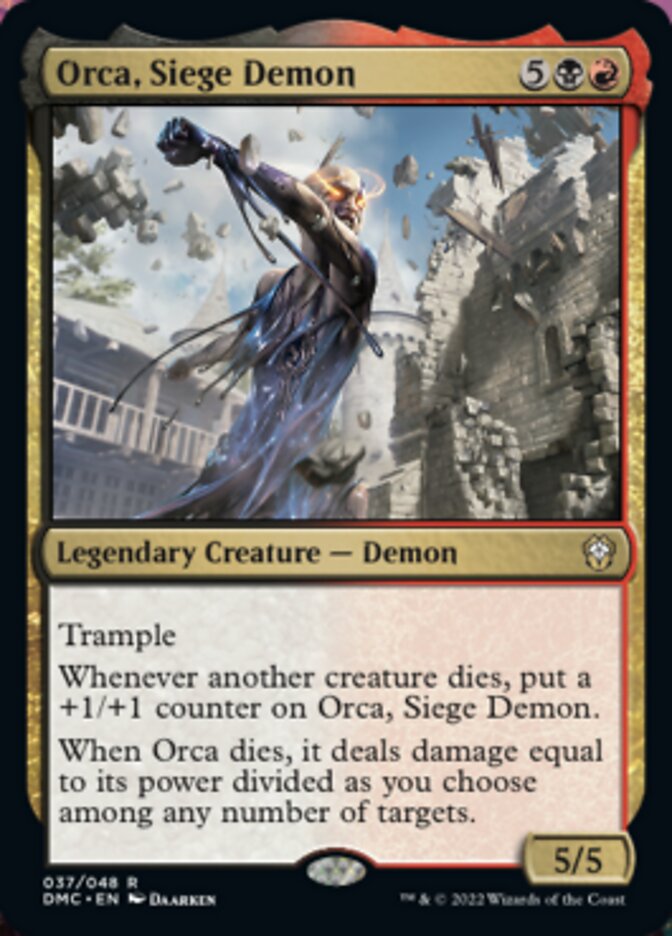 Orca, Siege Demon [Dominaria United Commander] | Odin's Place