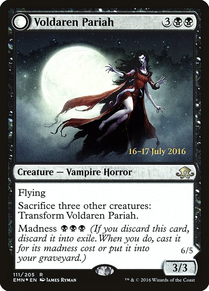 Voldaren Pariah // Abolisher of Bloodlines [Eldritch Moon Prerelease Promos] | Odin's Place