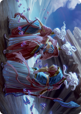 Guardians of Oboro Art Card [Kamigawa: Neon Dynasty Art Series] | Odin's Place
