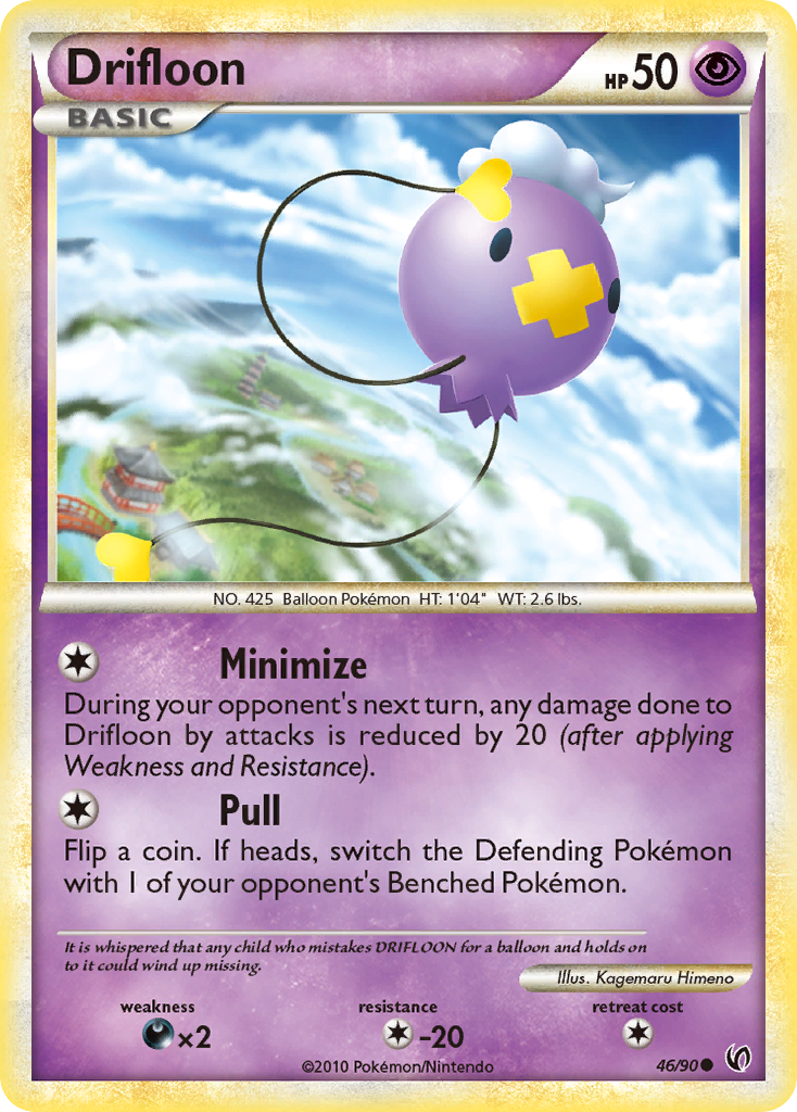 Drifloon (46/90) [HeartGold & SoulSilver: Undaunted] | Odin's Place