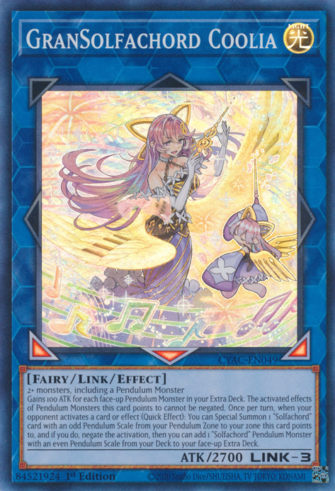 GranSolfachord Coolia [CYAC-EN049] Super Rare | Odin's Place