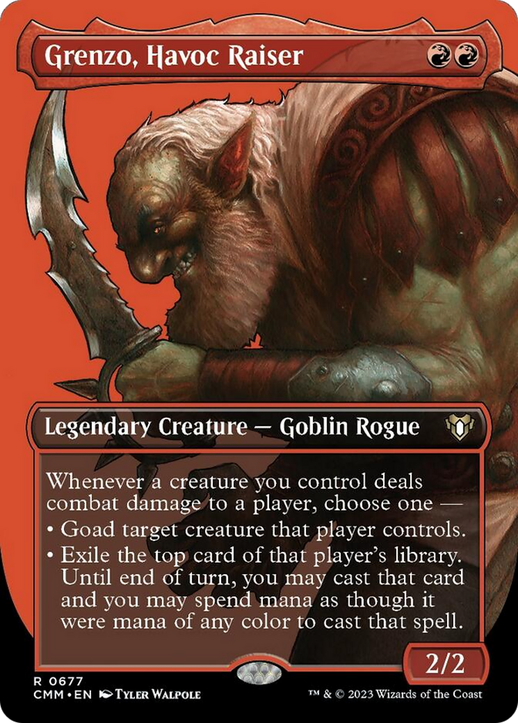 Grenzo, Havoc Raiser (Borderless Profile) [Commander Masters] | Odin's Place