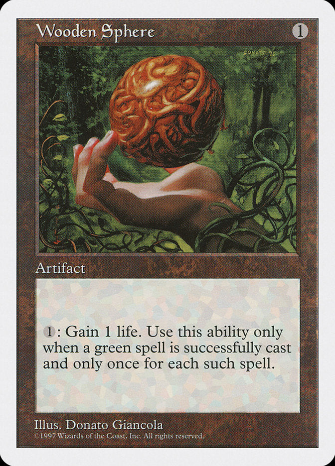 Wooden Sphere (409) [Fifth Edition] | Odin's Place