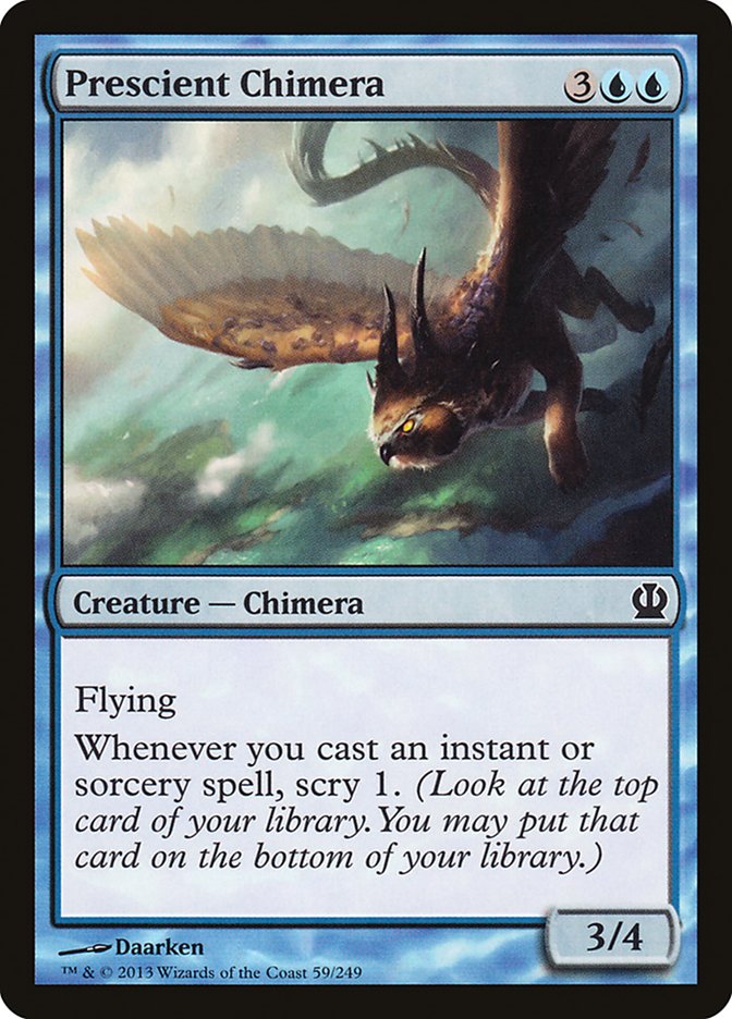 Prescient Chimera (59) [Theros] | Odin's Place