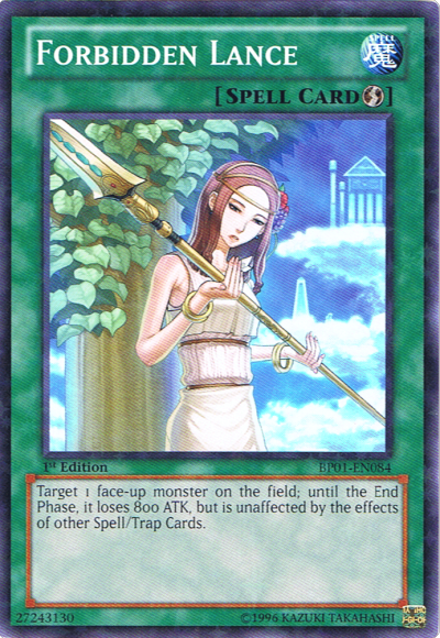 Forbidden Lance [BP01-EN084] Starfoil Rare | Odin's Place