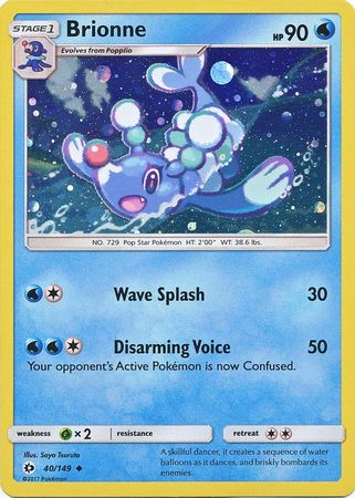 Brionne (40/149) (Cosmos Holo) [Sun & Moon: Base Set] | Odin's Place