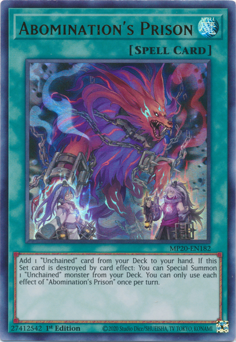 Abomination's Prison [MP20-EN182] Ultra Rare | Odin's Place