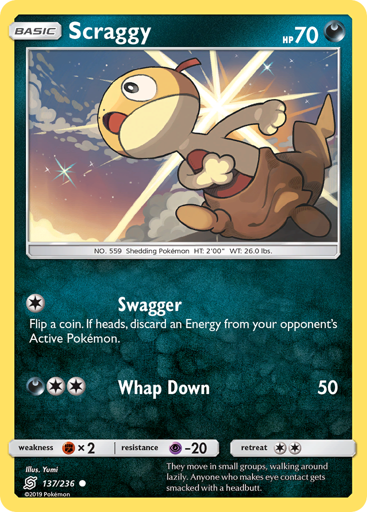 Scraggy (137/236) [Sun & Moon: Unified Minds] | Odin's Place
