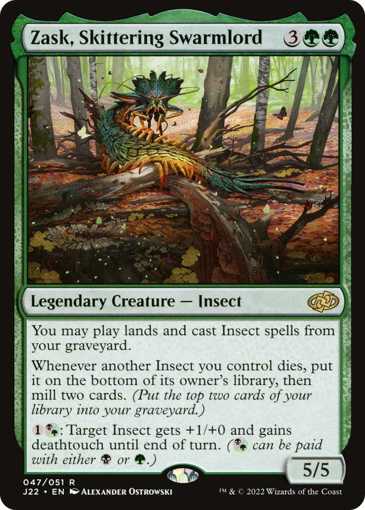 Zask, Skittering Swarmlord [Jumpstart 2022] | Odin's Place