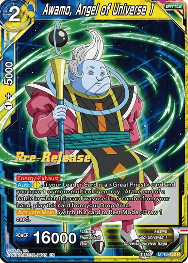 Awamo, Angel of Universe 1 (BT16-132) [Realm of the Gods Prerelease Promos] | Odin's Place
