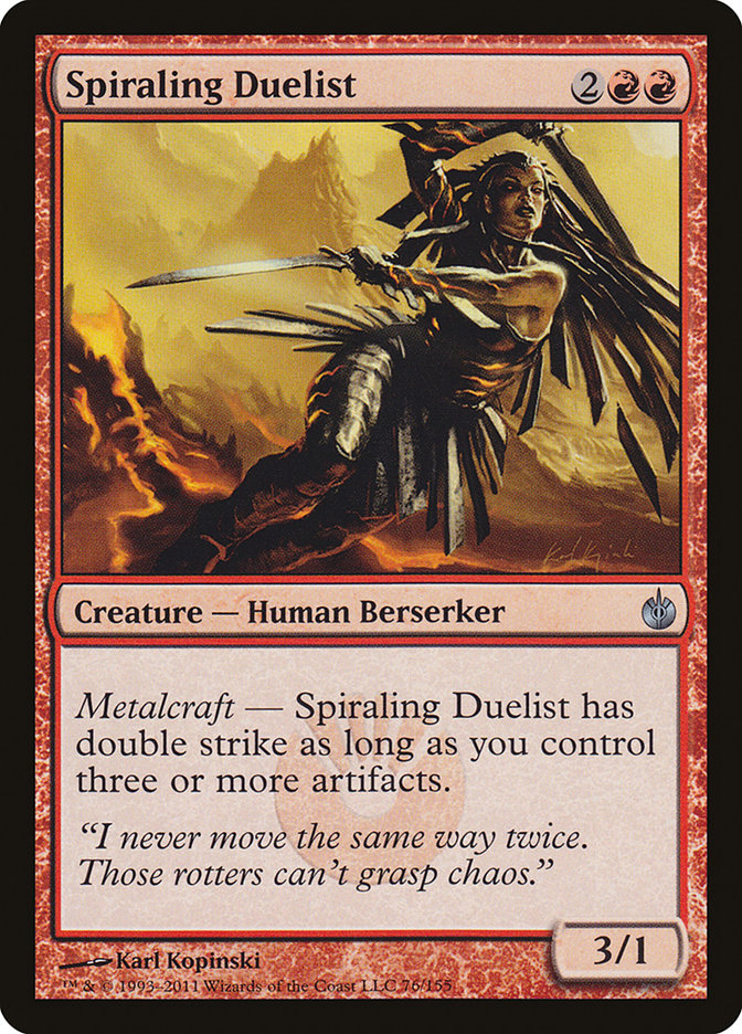 Spiraling Duelist (76) [Mirrodin Besieged] | Odin's Place